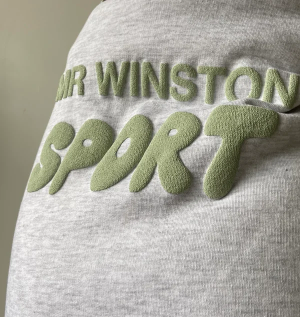 Mr Winston Limited Edition – Sage Puff Crewneck